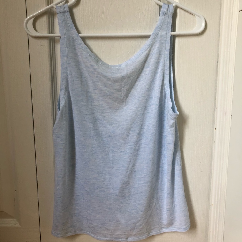 Baby blue tank top